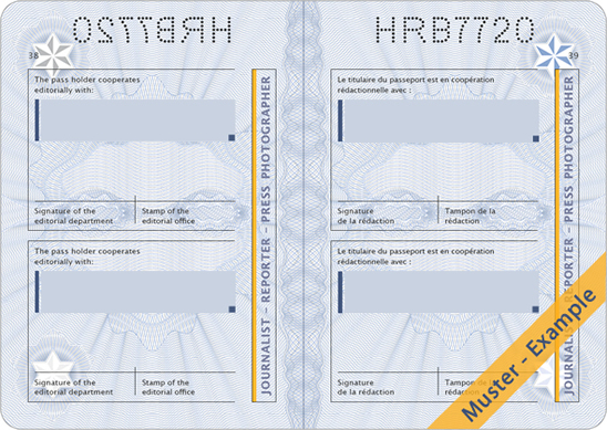 Internationaler Pressepass